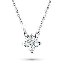 Колье из белого золота c бриллиантами