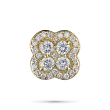 Подвеска из желтого золота c бриллиантами