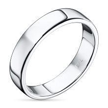 Гладкое кольцо из комбинированного золота