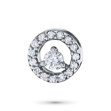 Подвеска из белого золота c бриллиантами