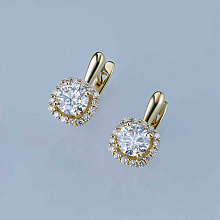 Серьги из желтого золота