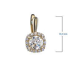 Серьги из желтого золота