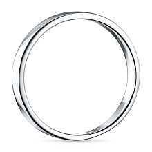 Гладкое кольцо из комбинированного золота