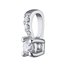 Подвеска из белого золота c бриллиантами