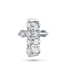 Подвеска из серебра c бриллиантами