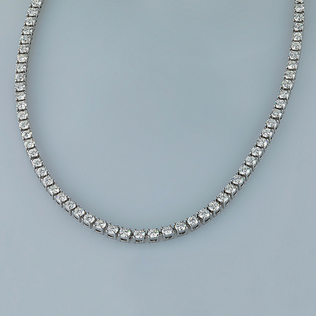 Колье из белого золота