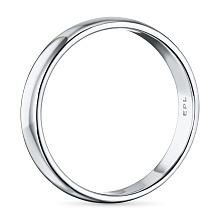 Гладкое кольцо из комбинированного золота