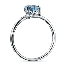 Кольцо из серебра с топазом