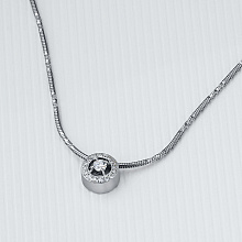 Подвеска из белого золота c бриллиантами