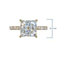 Кольцо из желтого золота c бриллиантами