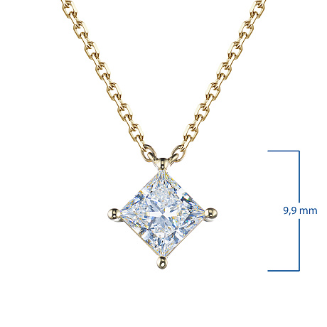 Колье из желтого золота