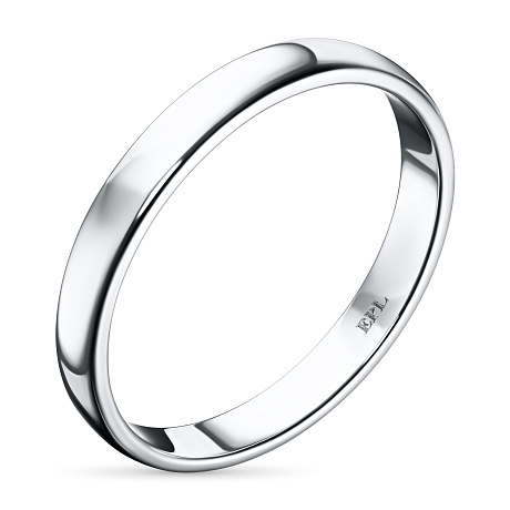 Гладкое кольцо из комбинированного золота