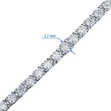 Браслет из белого золота c бриллиантами