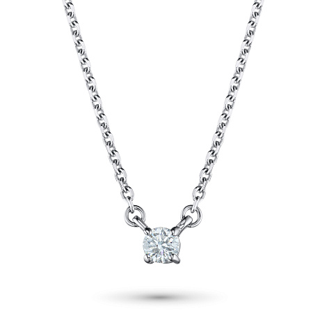 Колье из белого золота