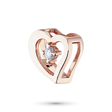 Подвеска из красного золота