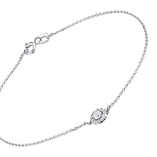 Браслет из комбинированного золота с бриллиантами