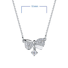 Колье из белого золота c бриллиантами