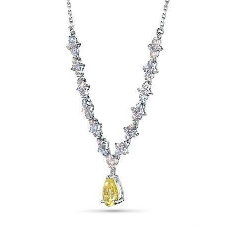 Колье из белого золота