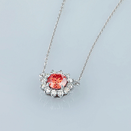 Колье из белого золота