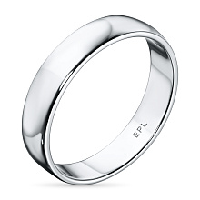 Гладкое кольцо из комбинированного золота