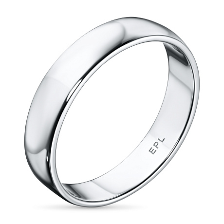 Гладкое кольцо из комбинированного золота