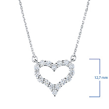 Колье из комбинированного золота с бриллиантами