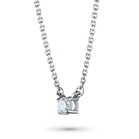 Колье из белого золота