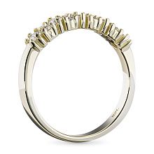 Кольцо из желтого золота c бриллиантами