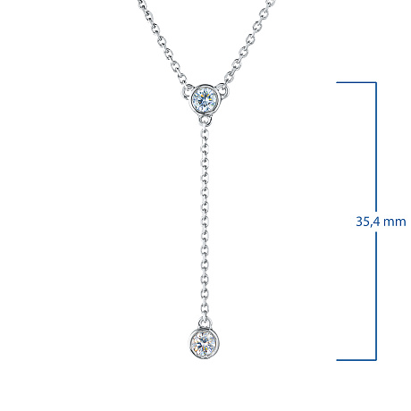 Колье из серебра