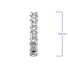 Подвеска из белого золота с бриллиантами