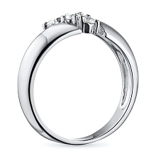 Кольцо из комбинированного золота с бриллиантами