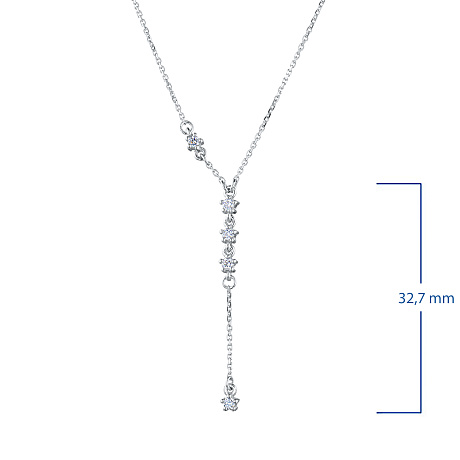 Колье из белого золота