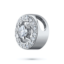 Подвеска из белого золота c бриллиантами