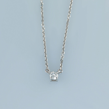 Колье из белого золота