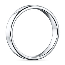 Гладкое кольцо из комбинированного золота