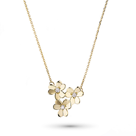 Колье из желтого золота