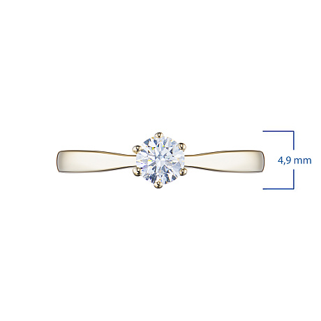 Кольцо из желтого золота