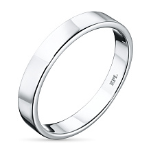 Гладкое кольцо из комбинированного золота