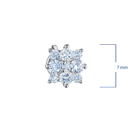 Пусеты из серебра