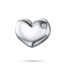 Подвеска из серебра с бриллиантом