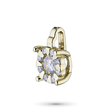 Подвеска из желтого золота c бриллиантами