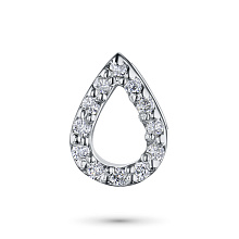 Подвеска из белого золота c бриллиантами