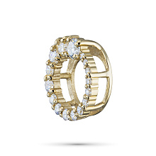 Подвеска из желтого золота c бриллиантами