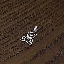 Подвеска из серебра с бриллиантом