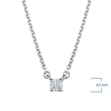 Колье из белого золота