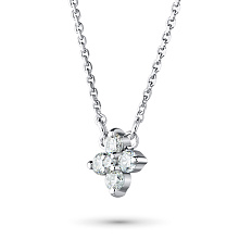 Колье из белого золота c бриллиантами