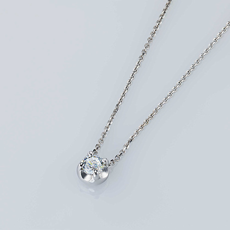 Колье из белого золота