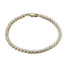 Браслет из желтого золота с бриллиантами